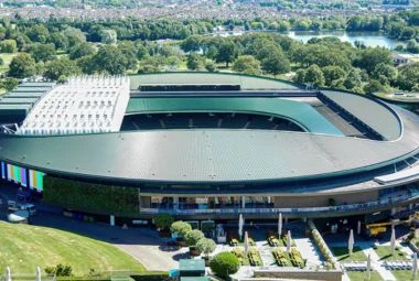 Wimbledon Tennis Stadium in England